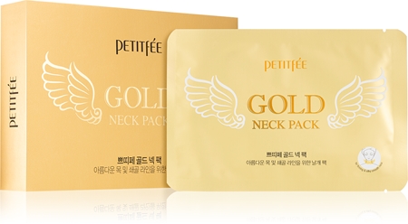 Petitfée Gold máscara de hidrogel intensiva para pescoço e decote