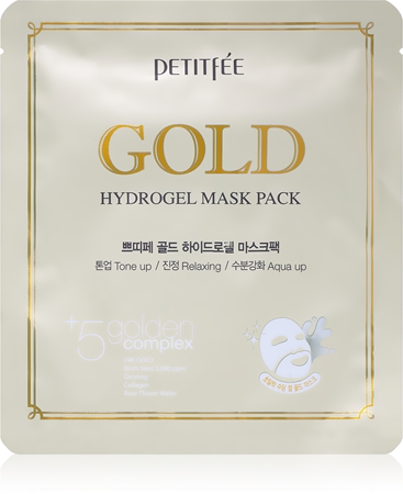 Petitfée Gold intenzivní hydrogelová maska s 24karátovým zlatem