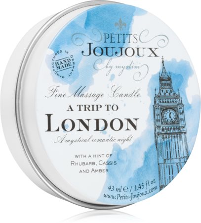 Petits JouJoux A trip to London masāžas svece