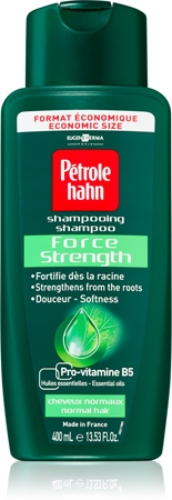 Pétrole Hahn Force Strength Softness shampoing fortifiant