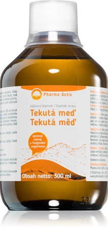Pharma Activ Koloidní měď + Vitamin C perorální roztok pro správné fungování organismu