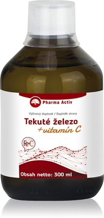 Pharma Activ Koloidní železo perorální roztok pro normální tvorbu červených krvinek a hemoglobinu