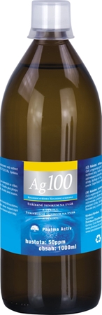 Pharma Activ Colloidal silver 50ppm 1000ml lozione tonica detergente con argento colloidale