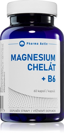 Pharma Activ Magnesium Chelát + B6 kapsuly na podporu zdravia nervovej sústavy