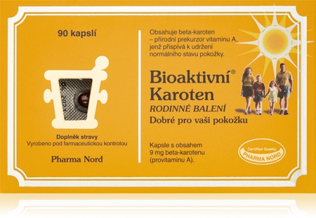 Pharma Nord Bioaktivní Karoten 9mg tablets with beta carotene