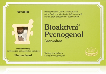 Pharma Nord Bioaktivní Pycnogenol doplněk stravy pro podporu správné činnosti cévní soustavy