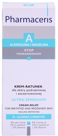 Pharmaceris A-Allergic&Sensitive Ultra-Sensilium crema calmanta pentru piele sensibila si iritata