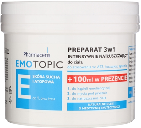 Pharmaceris E-Emotopic Intensiv oljekropps behandling för vuxna och barn 3-i-1