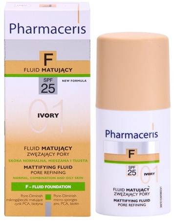Pharmaceris F-Fluid Foundation Make-up lichid matifiant SPF 25