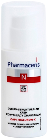 Pharmaceris N-Neocapillaries Capi-Hyaluron-C Anti-rynkecreme som gendanner densiteten i huden til sensitiv, rødpigmenteret hud