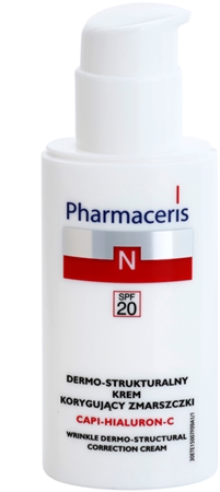 Pharmaceris N-Neocapillaries Capi-Hyaluron-C Anti-rynkecreme som gendanner densiteten i huden til sensitiv, rødpigmenteret hud