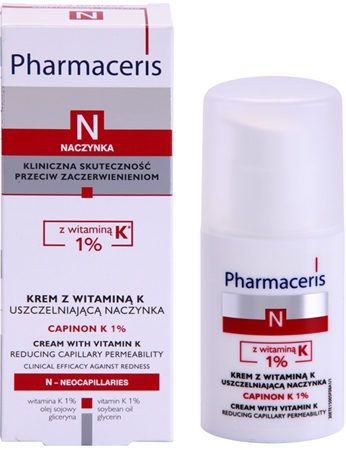 Pharmaceris N-Neocapillaries Capinion K 1% posilující krém na popraskané žilky pro urychlení regenerace