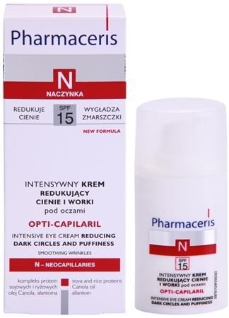 Pharmaceris N-Neocapillaries Opti-Capilaril crema occhi anti-age contro gonfiori e occhiaie