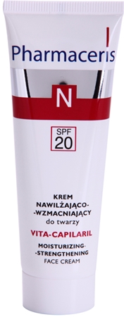 Pharmaceris N-Neocapillaries Vita-Capilaril зволожуючий та зміцнюючий крем для шкіри обличчя для чутливої шкіри схильної до почервонінь