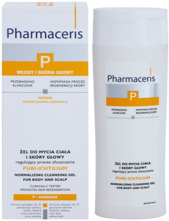 Pharmaceris P-Psoriasis Puri-Ichtilium pikkelysömör megnyilvánulásaira való tisztító gél a testre és fejbőrre