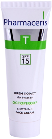 Pharmaceris T-Zone Oily Skin Octopirox crema de zi impotriva inrosirii pentru ten gras si problematic