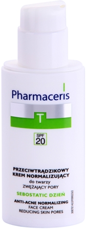 Pharmaceris T-Zone Oily Skin Sebostatic Day krem zwężający pory na dzień do skóry z problemami