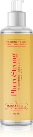 PheroStrong Exclusive for Women olio per massaggi con feromoni