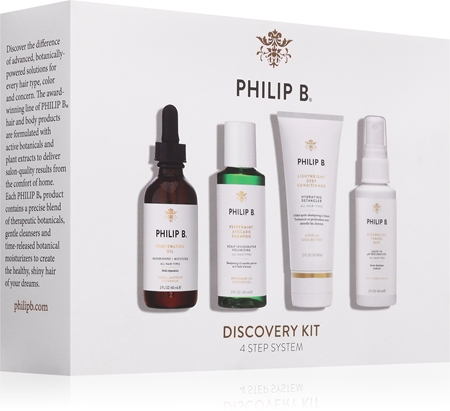 Philip B. 4 Step Discovery Kit set para cabello