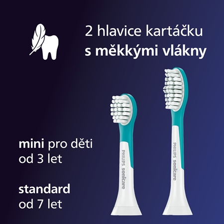 Philips Sonicare For Kids HX6322/04 sonický elektrický zubní kartáček pro děti s Bluetooth