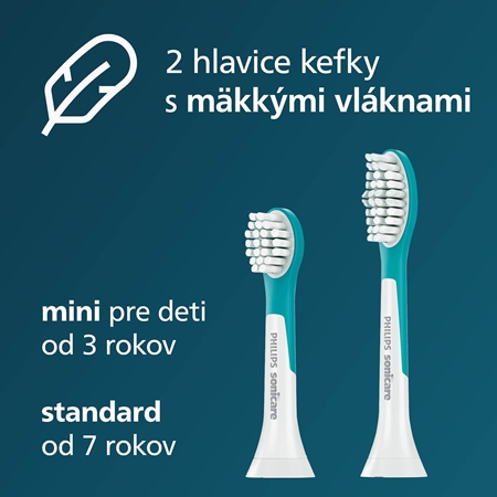 Philips Sonicare For Kids HX6322/04 sonická elektrická zubná kefka pre deti prepojená s pripojením Bluetooth