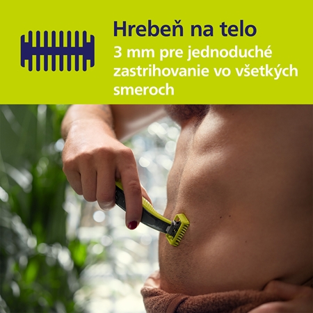 Philips OneBlade Face and Body Pro QP620/50 náhradné hlavice