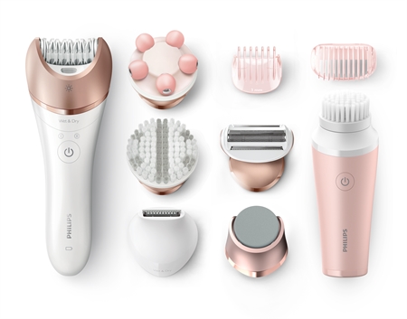 Philips Satinelle Prestige BRE586/00 epilátor a čisticí kartáček na obličej
