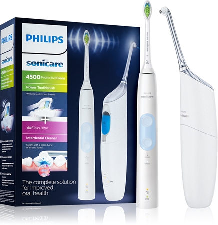 Philips Sonicare ProtectiveClean & AirFloss Ultra dantų priežiūros priemonių rinkinys