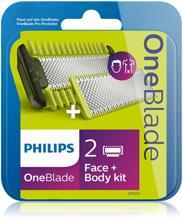 Philips OneBlade Face and Body Pro QP620/50 capete de schimb