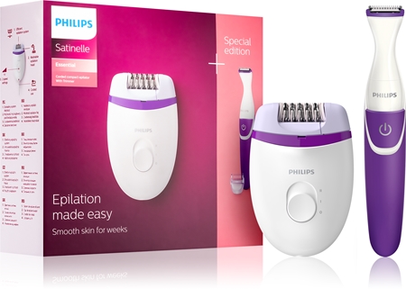 Philips Satinelle Essential BRP505/00 Epilator + Bikinizonen-Styler