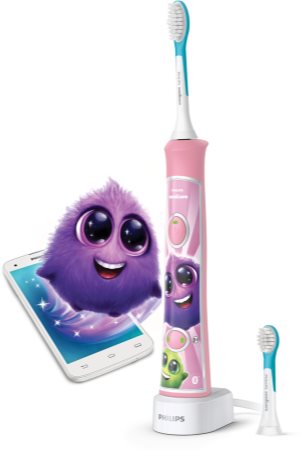 Philips Sonicare For Kids HX6352/42 sonický elektrický zubní kartáček pro děti s Bluetooth