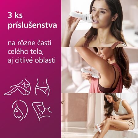 Philips Epilator Series 8000 BRE700/00 Wet & Dry epilátor