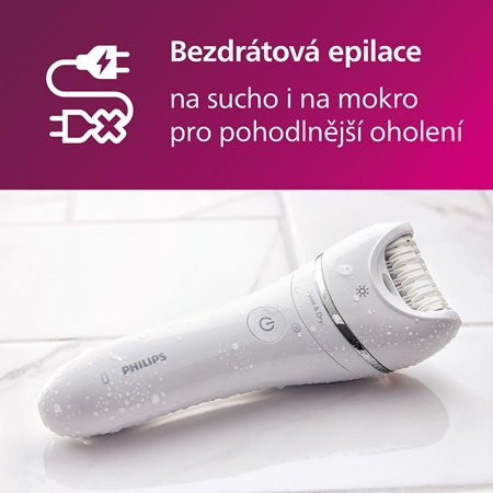Philips Epilator Series 8000 BRE700/00 Wet & Dry epilátor