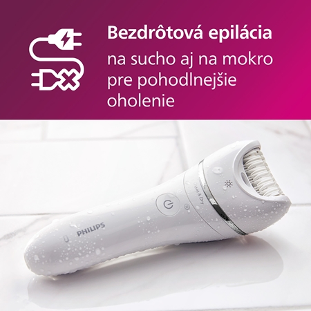 Philips Epilator Series 8000 BRE700/00 Wet & Dry epilátor