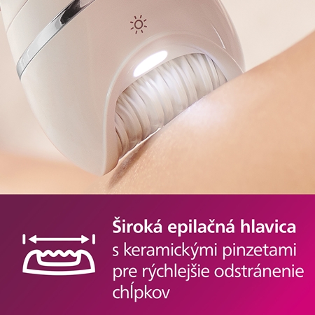 Philips Epilator Series 8000 BRE700/00 Wet & Dry epilátor