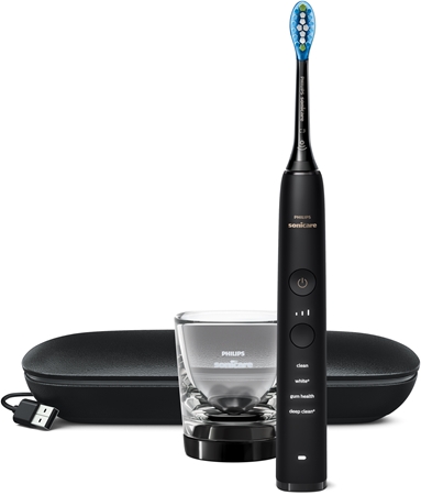 Philips Sonicare 9000 DiamondClean HX9911/09 Sonische Elektrische Tandenborstel met Oplaadglas