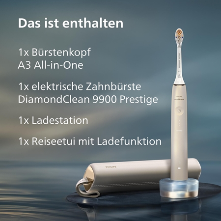 Philips Sonicare 9900 DiamondClean Prestige Prestige HX9992/11 elektrische Schallzahnbürste