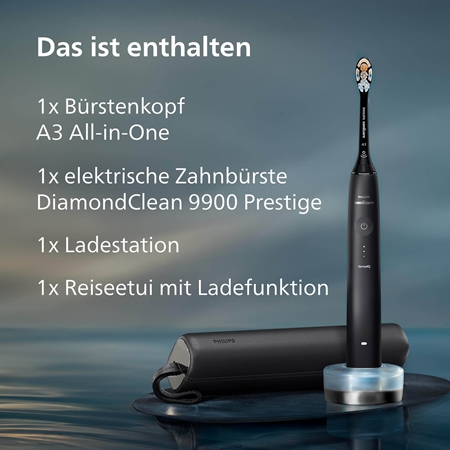 Philips Sonicare 9900 DiamondClean Prestige HX9992/12 elektrische Schallzahnbürste