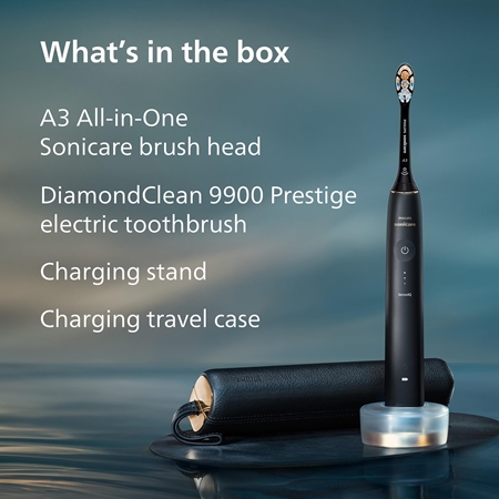 Philips Sonicare 9900 DiamondClean Prestige HX9992/12 Skaņas impulsu elektriskā zobu suka