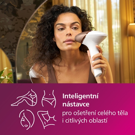 Philips Lumea Series 9900 SkinAI IPL BRI973/00 IPL epilátor na tělo, tvář, oblast bikin a podpaží