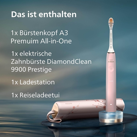 Philips Sonicare 9900 DiamondClean Prestige Limited Edition HX9992/31 elektrische Schallzahnbürste mit App
