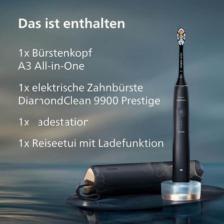 Philips Sonicare 9900 DiamondClean Prestige Limited Edition HX9992/42 elektrische Schallzahnbürste mit App