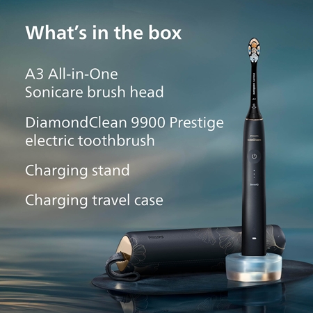 Philips Sonicare 9900 DiamondClean Prestige Limited Edition HX9992/42 Skaņas impulsu elektriskā zobu suka ar lietotni