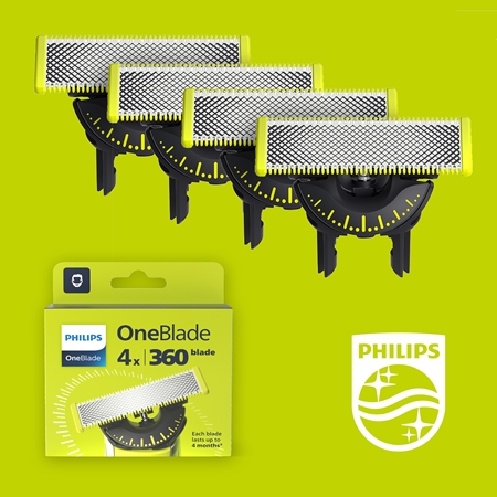 Philips OneBlade 360 QP440/50 náhradní břity