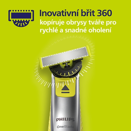 Philips OneBlade 360 QP440/50 náhradní břity
