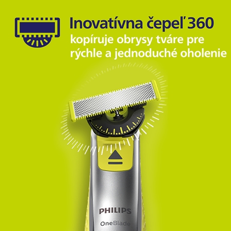 Philips OneBlade 360 QP440/50 náhradné žiletky