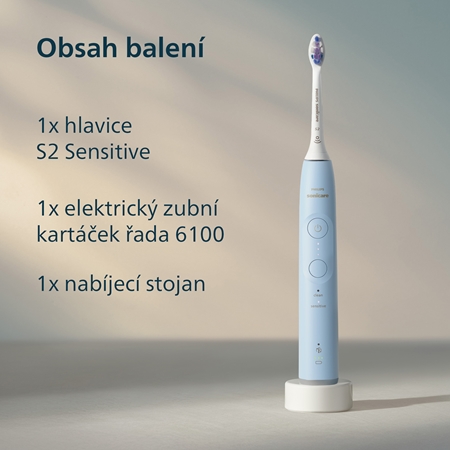 Philips Sonicare 6100 HX7406/01 sonický elektrický zubní kartáček