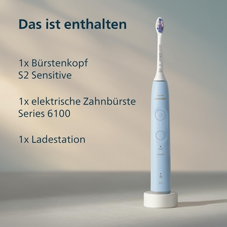 Philips Sonicare 6100 HX7406/01 elektrische Schallzahnbürste