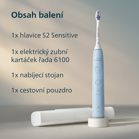 Philips Sonicare 6100 HX7406/02 sonický elektrický zubní kartáček