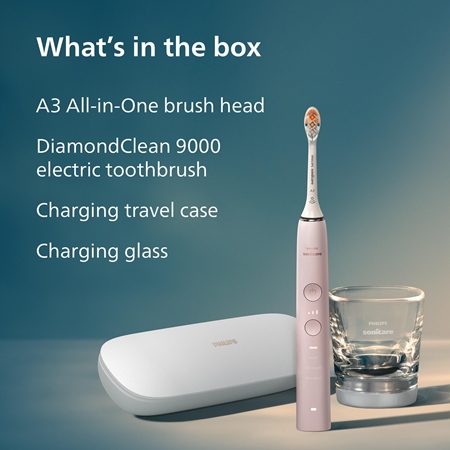 Philips Sonicare 9000 DiamondClean HX9911/21 Skaņas impulsu elektriskā zobu suka